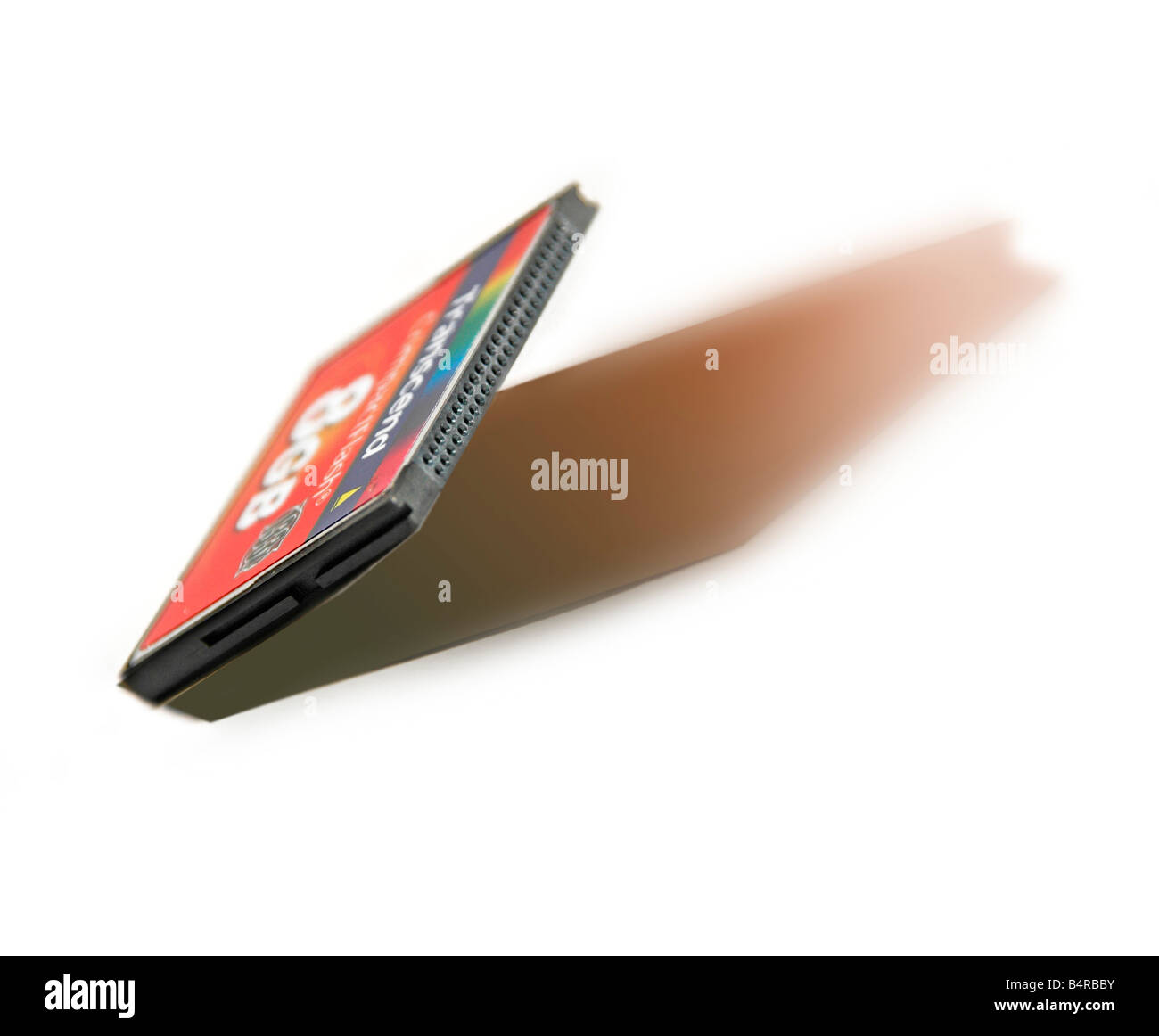 Compact flash card and shadow Stock Photo Alamy