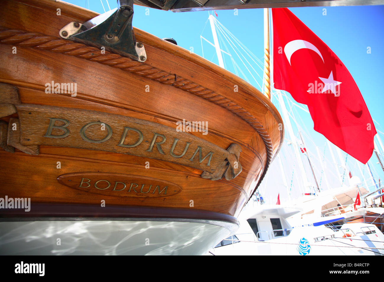 Bodrum, Turkey, harbor, harbour Stock Photo