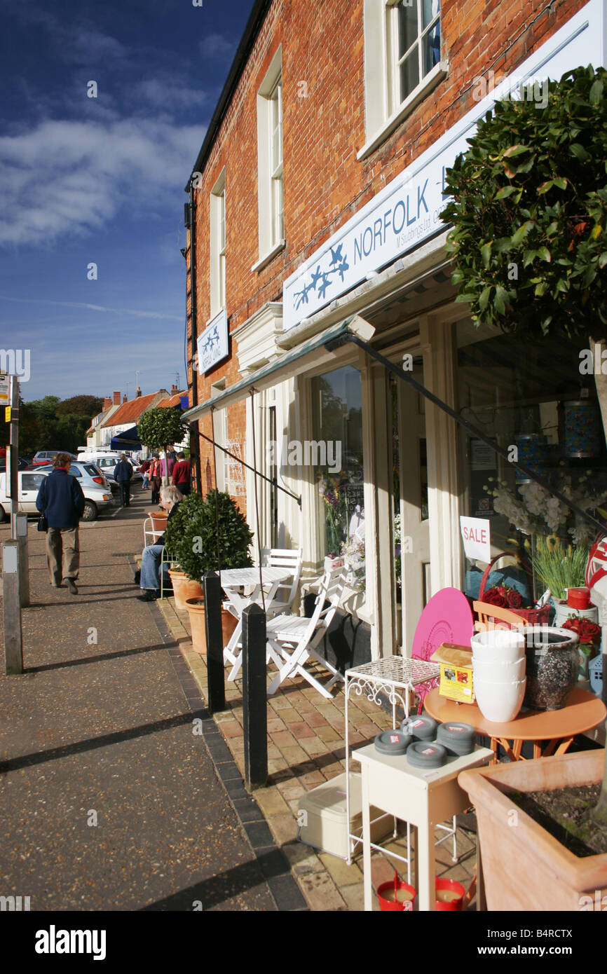 Burnham Market North Norfolk East Anglia village Stock Photo Alamy