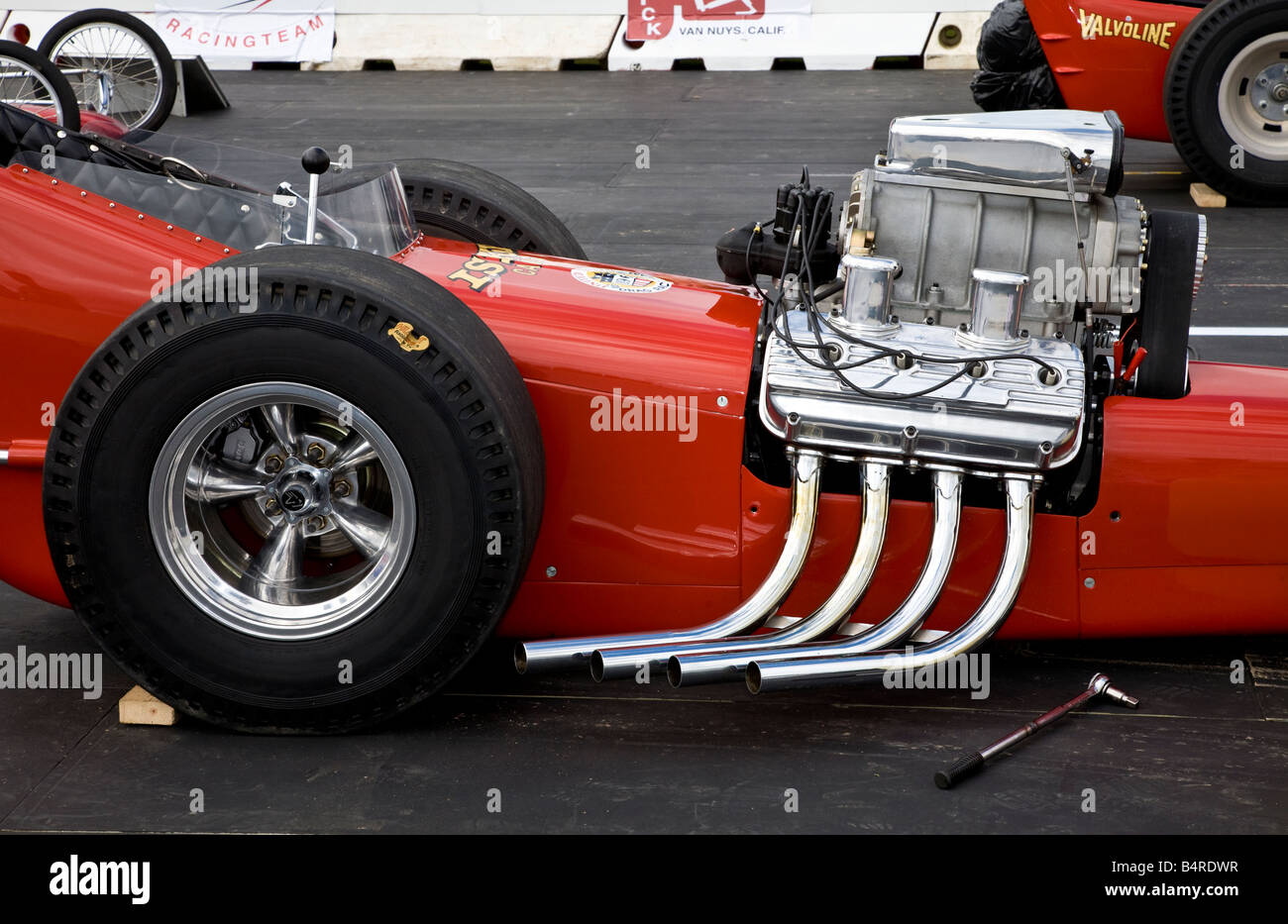 1962 Barnstormer top fuel dragster at the Goodwood Festival of Speed Cackle Fest, Sussex, UK. Stock Photo