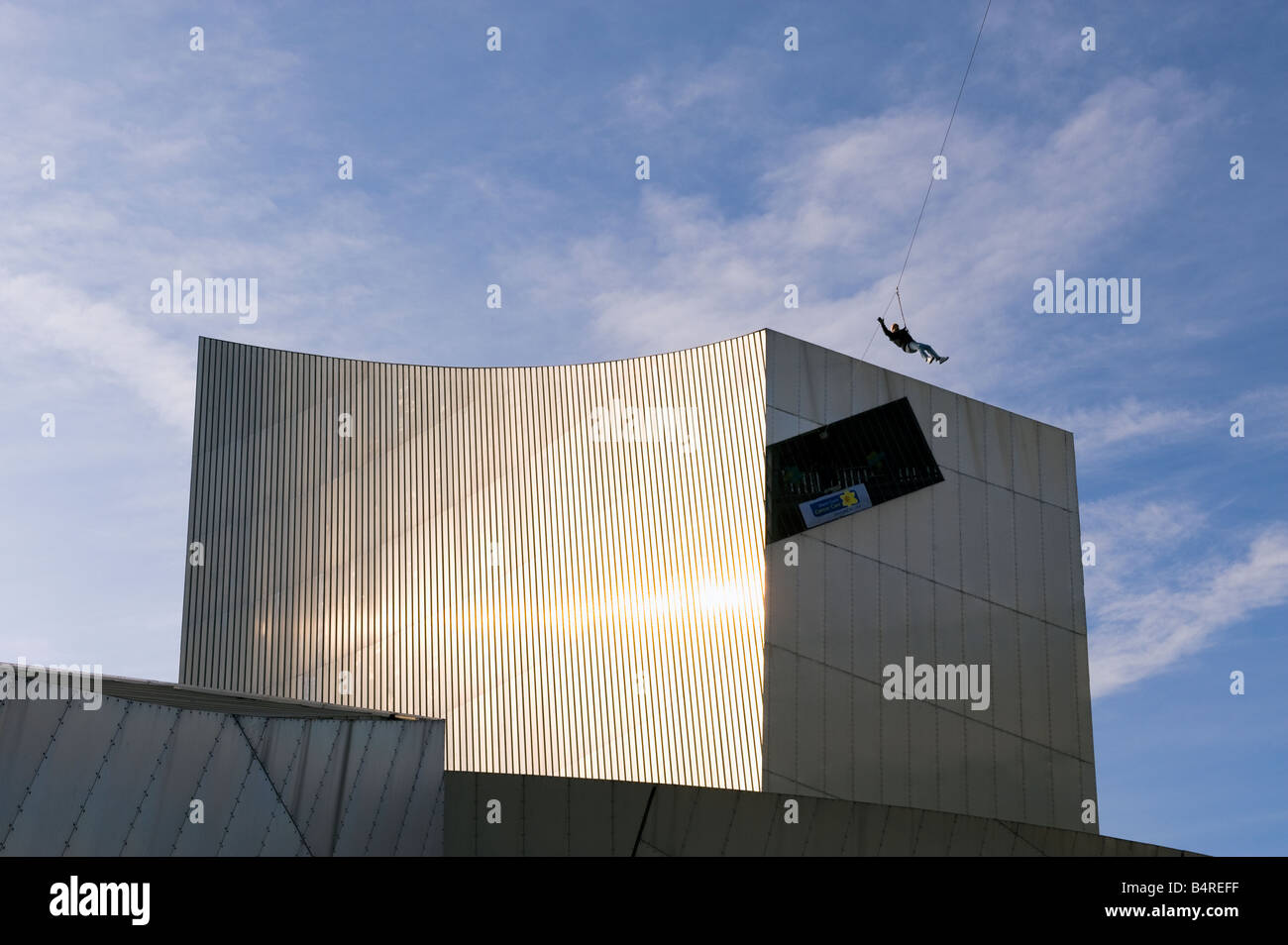 Imperial War Museum North  at Salford Quays, Manchester, Great Britain Stock Photo