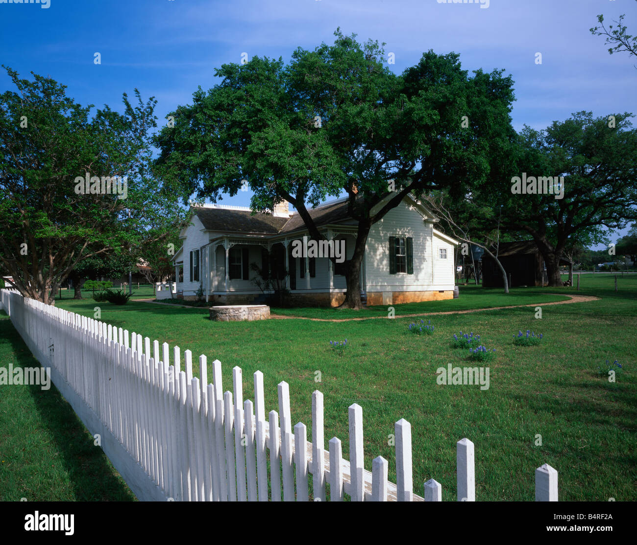 President Lyndon B Johnson Boyhood Home National Historic Park Texas USA Stock Photo
