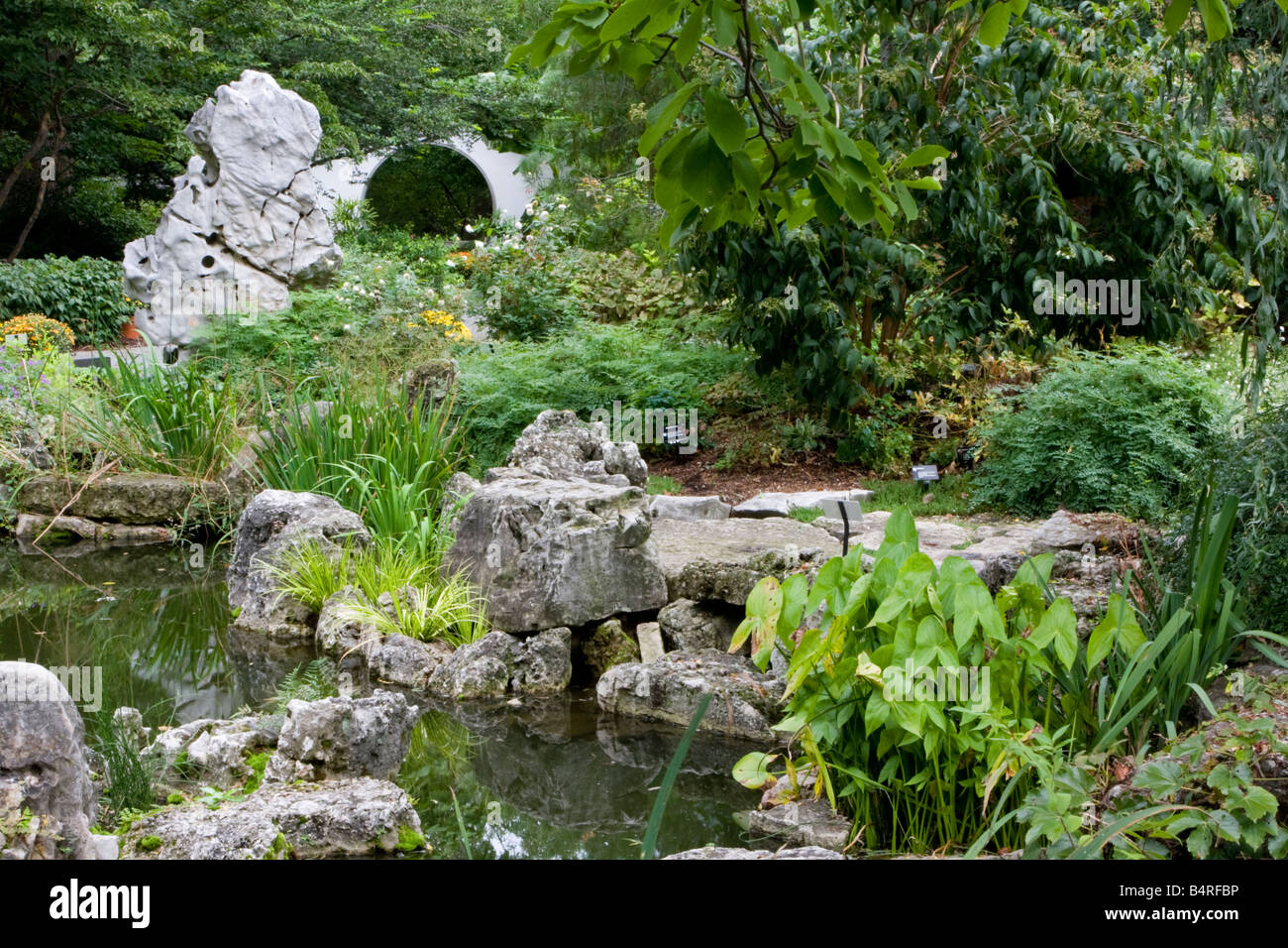 St. Louis, Missouri. Chinese Garden, Missouri Botanical Garden, Nanjing