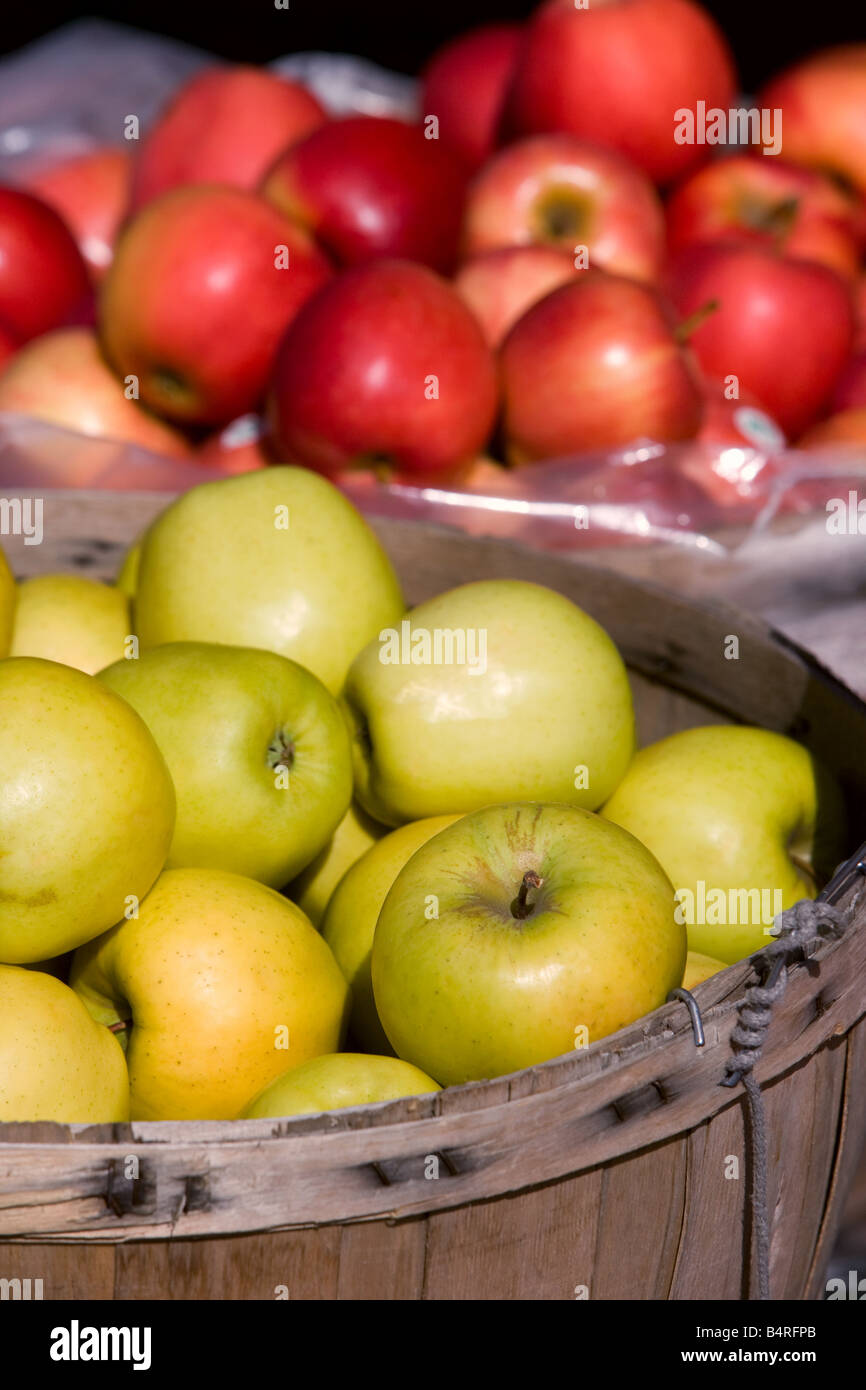 Bushels of apples Stock Photo Alamy