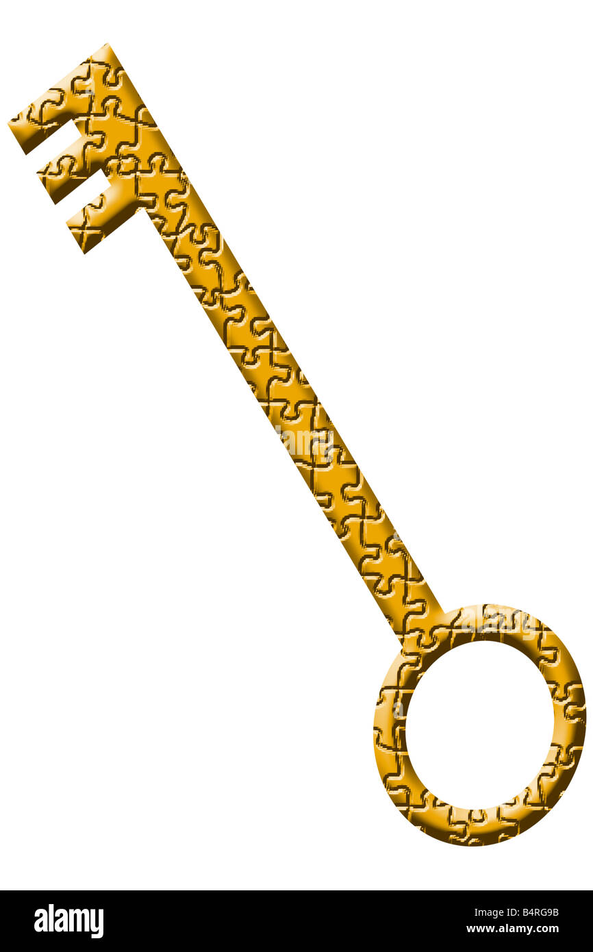 Decorative skeleton key illustration Stock Photo Alamy