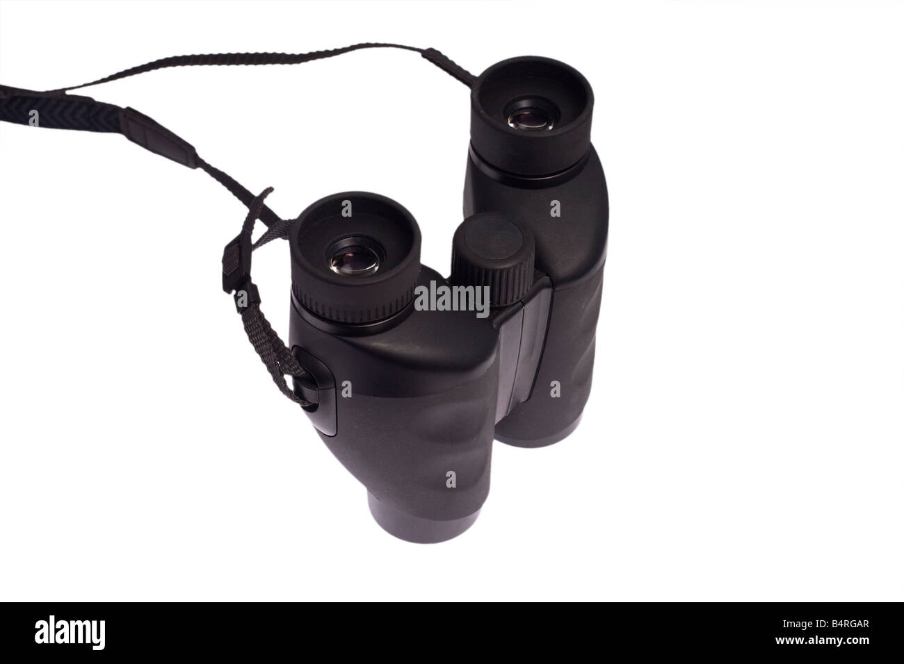a pair of binoculars isolated on a white background Stock Photo