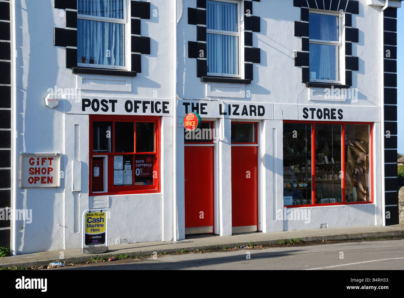 the village post office at lizard in cornwall,uk Stock Photo