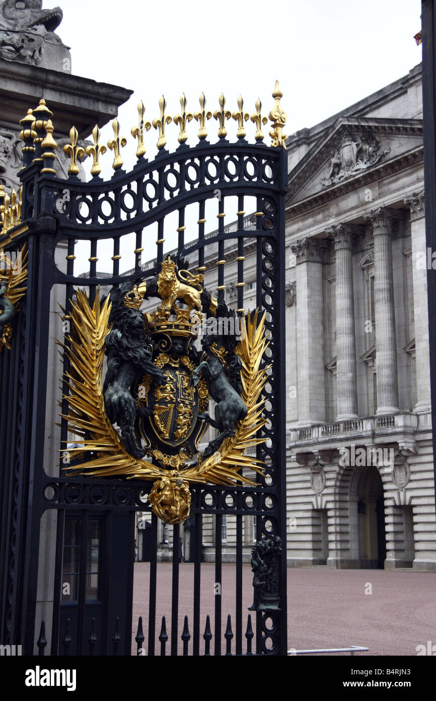 Buckingham Palace Gate Stock Photo