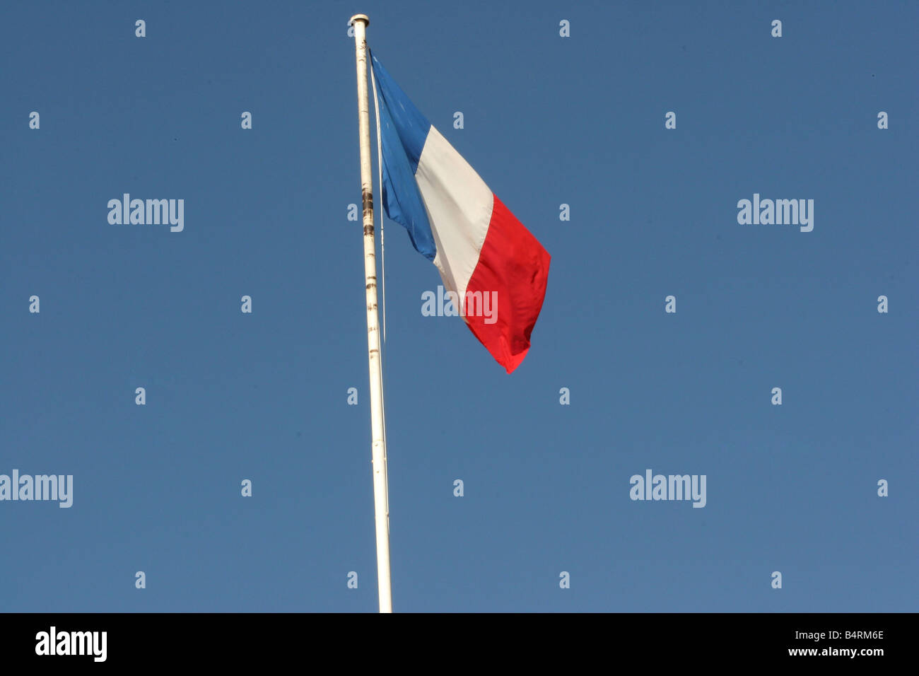 French flag Nice France Europe Stock Photo - Alamy
