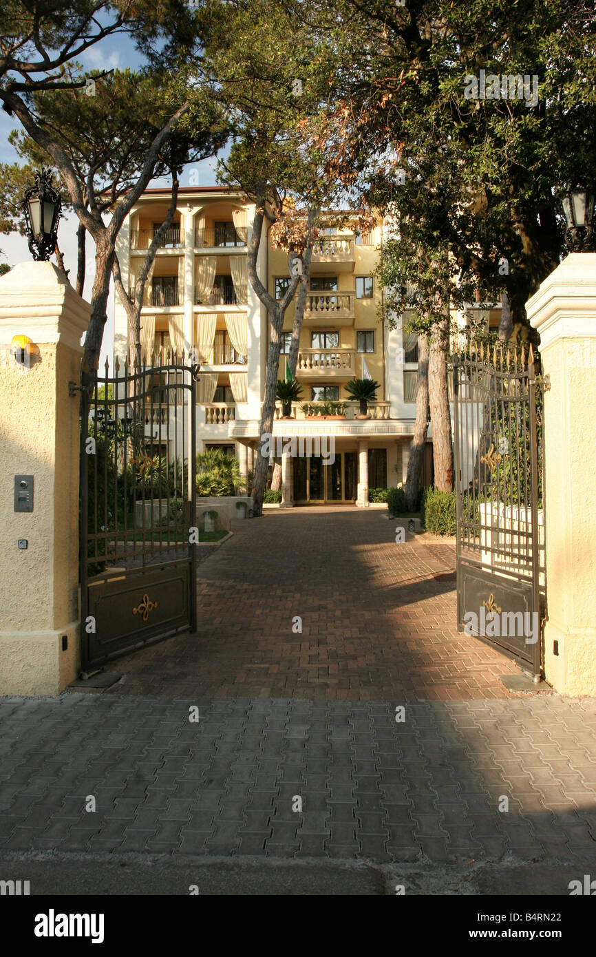 Grand Hotel Imperiale Mazzini street Forte dei Marmi Tuscany Italy Stock  Photo - Alamy