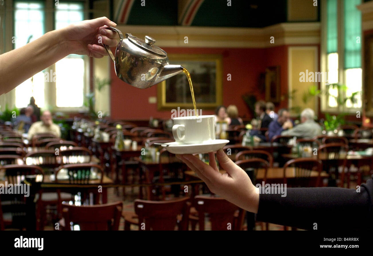 Tea at the Edwardian Tea Rooms at the Birmingham Museum and Art Gallery