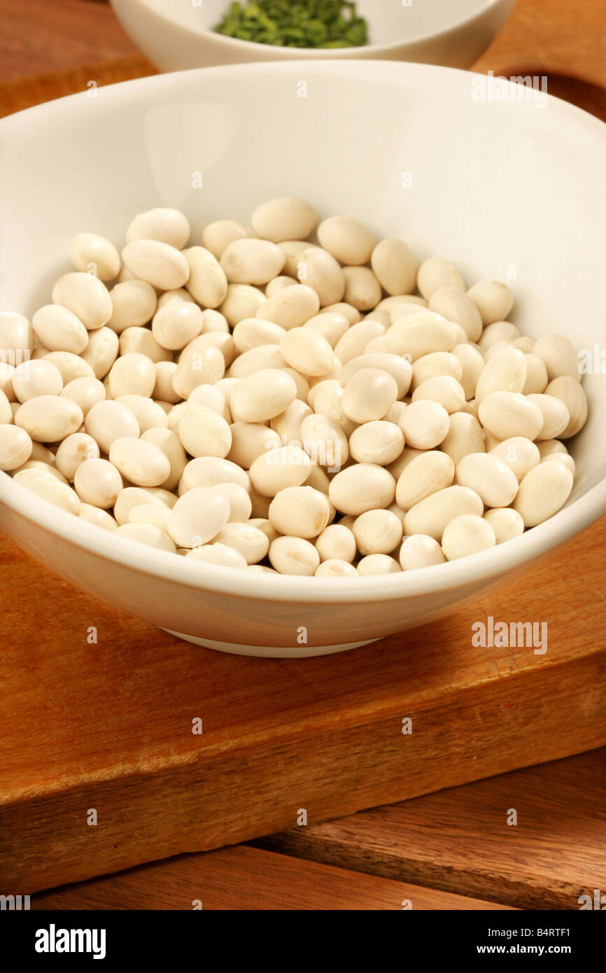 Badalucco beans  Italy Stock Photo