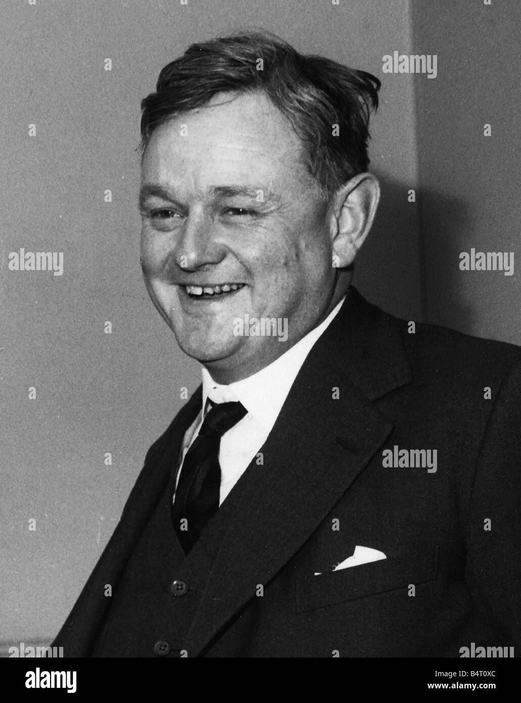 Suez Crisis Lord Hailsham Chairman of the Consevative Party 1957 First Lord of the Admiralty during the Suez Crisis Stock Photo