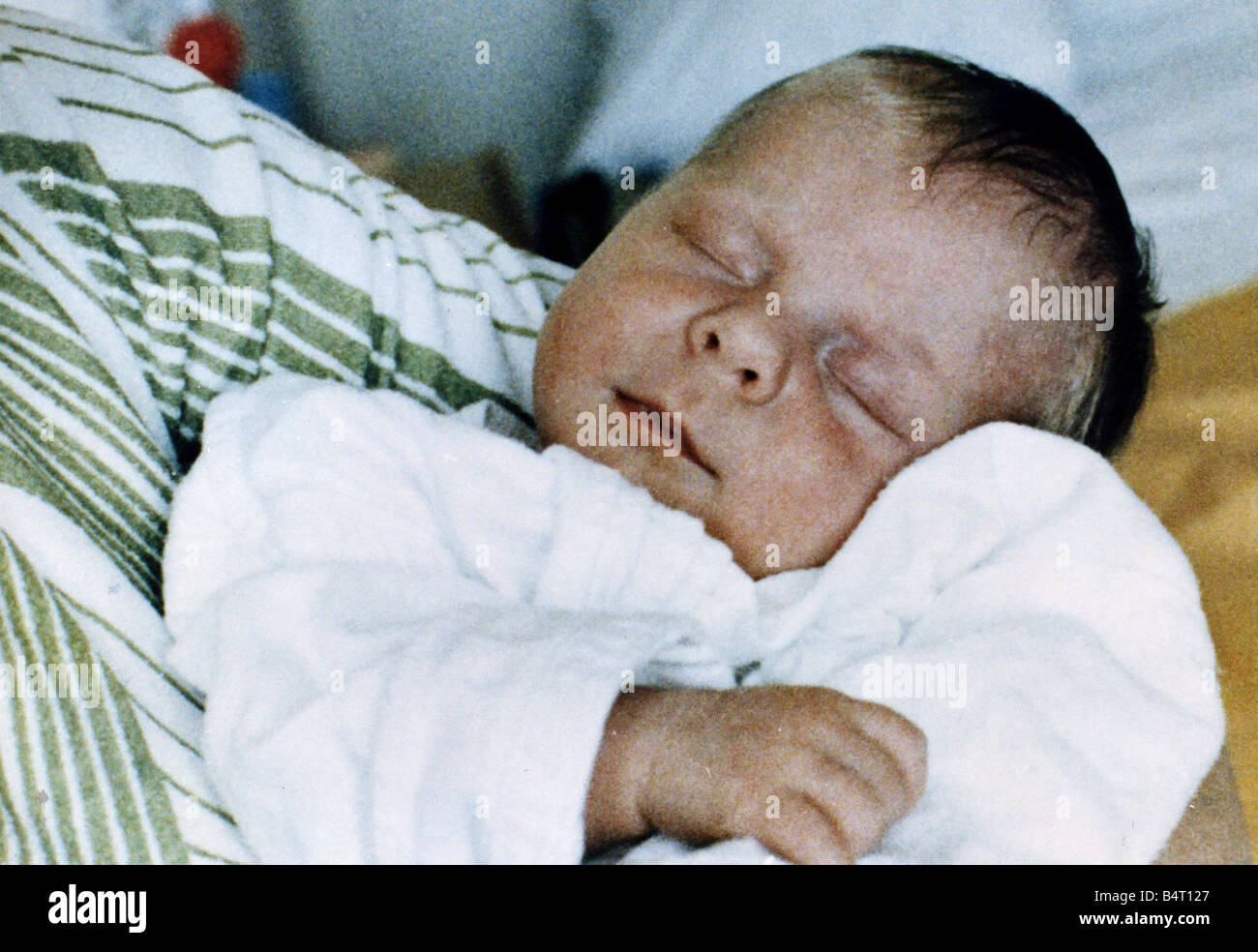 Louise Brown the worlds first test tube baby Stock Photo