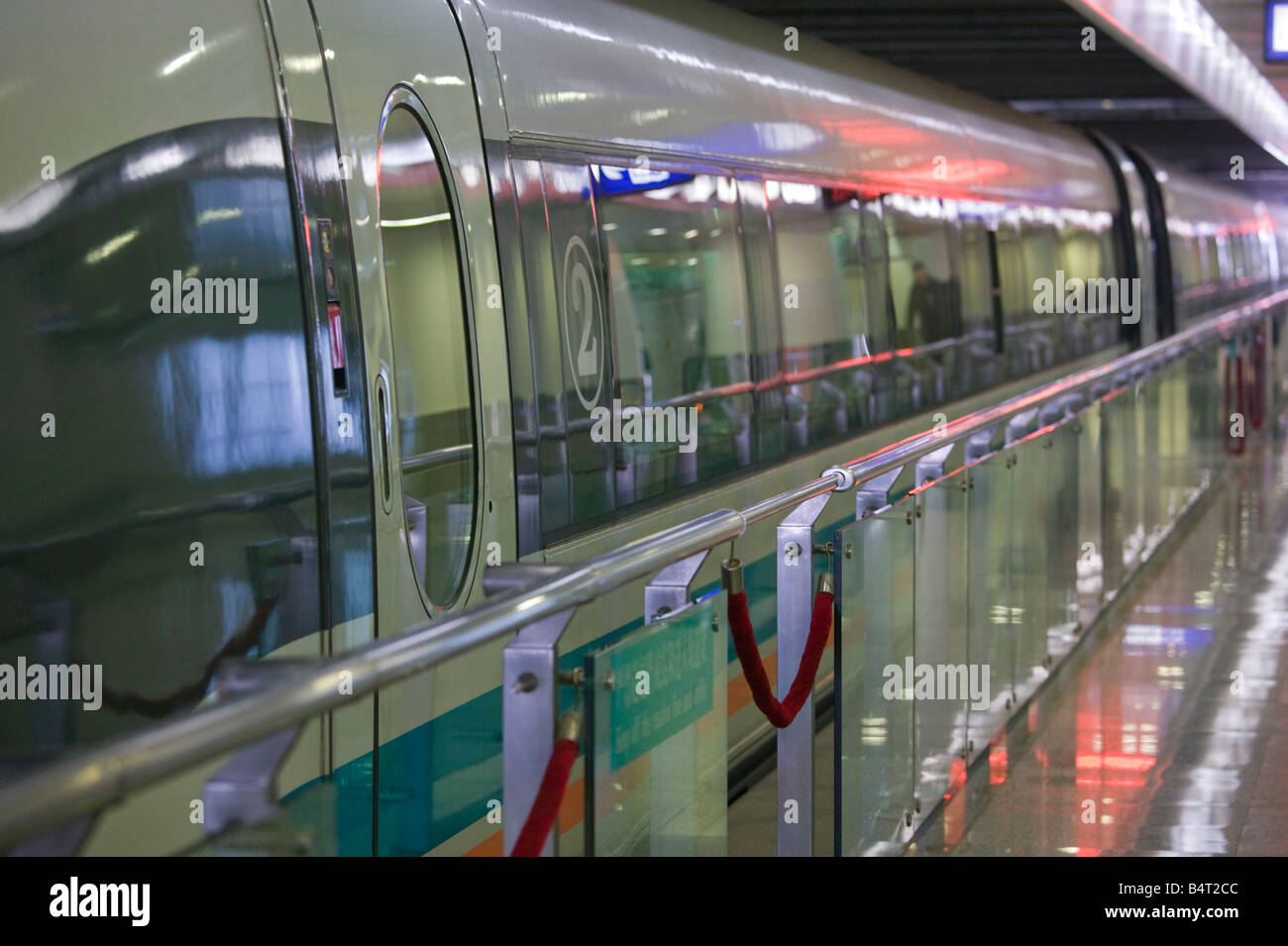 China, Shanghai, Pudong District, Shanghai Mag Lev (Magnetic Levitation ...