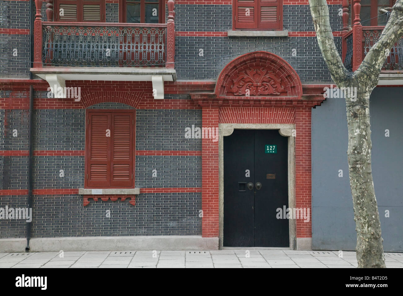 China, Shanghai, French Concession Area, #127 Taicang Road, Where Chairman Mao Stock Photo