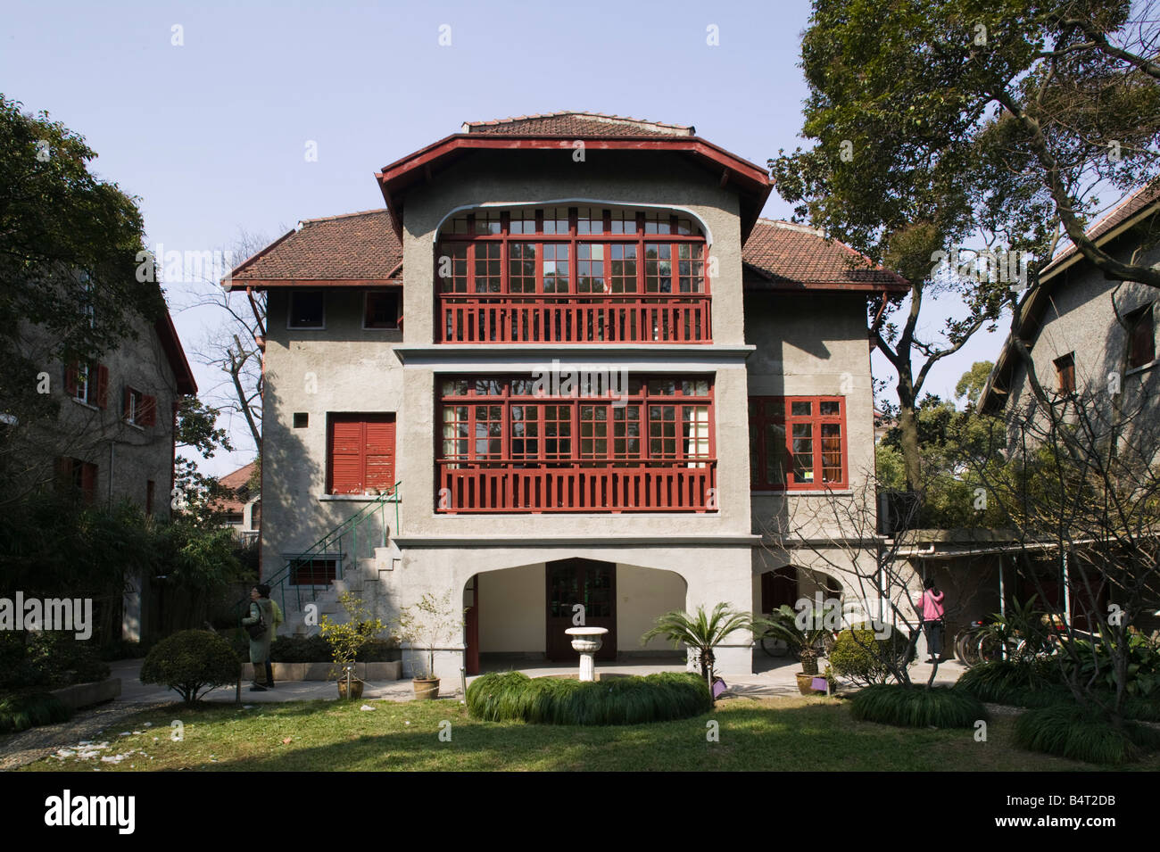 China, Shanghai, French Concession Area, Residence of Zhou Enlai (former Chinese Prime Minister) Stock Photo