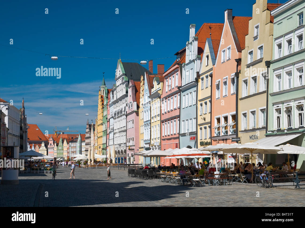 Germany, Bavaria (Bayern), Landshut, Altstadt Stock Photo - Alamy