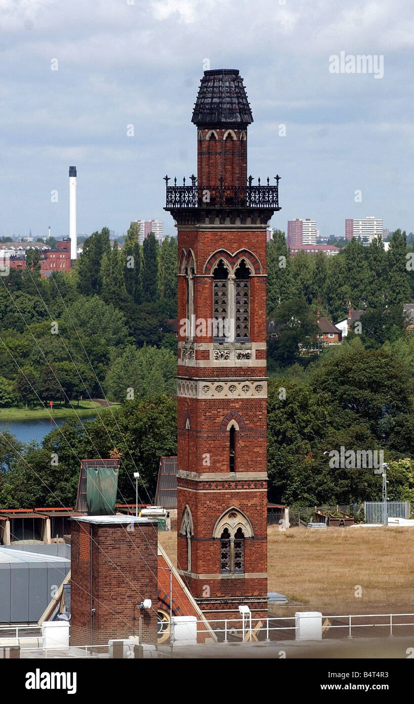 Perrotts Folly and the Waterworks tower which were Tolkiens inspiration Edgbaston 2002 Stock Photo