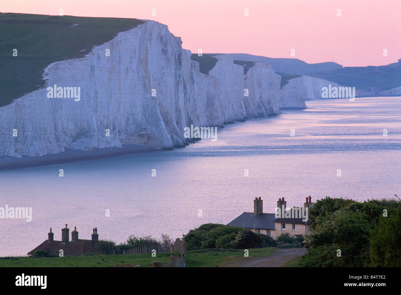 England, Sussex, Seven Sisters Stock Photo