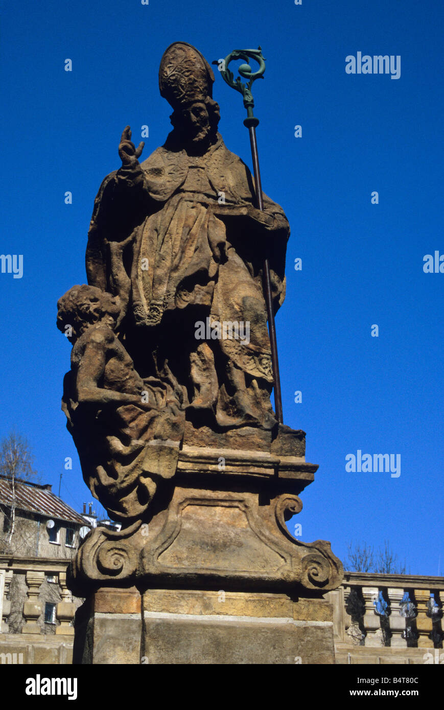 saint stanislaw statue, krakow, malopolska, poland Stock Photo Alamy