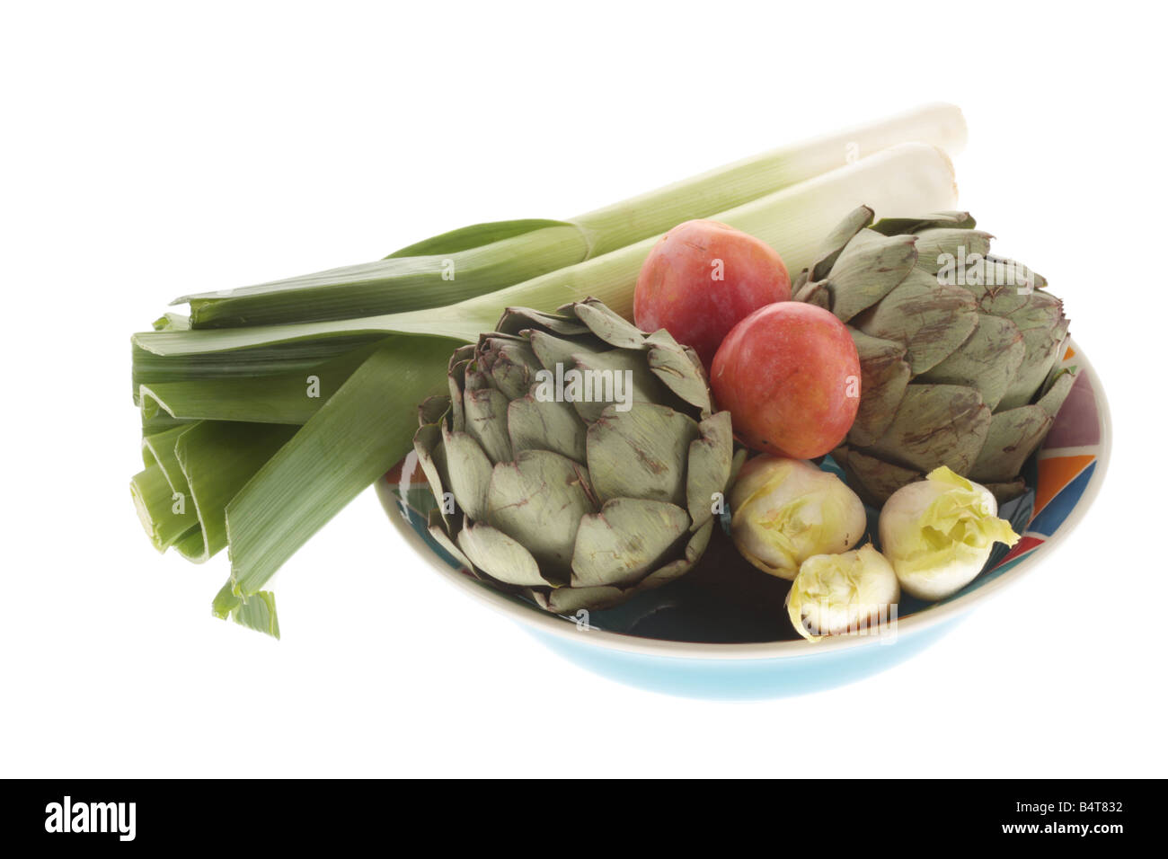 Healthy Selection of Fresh Uncooked Raw Vegetables Ready To Cook