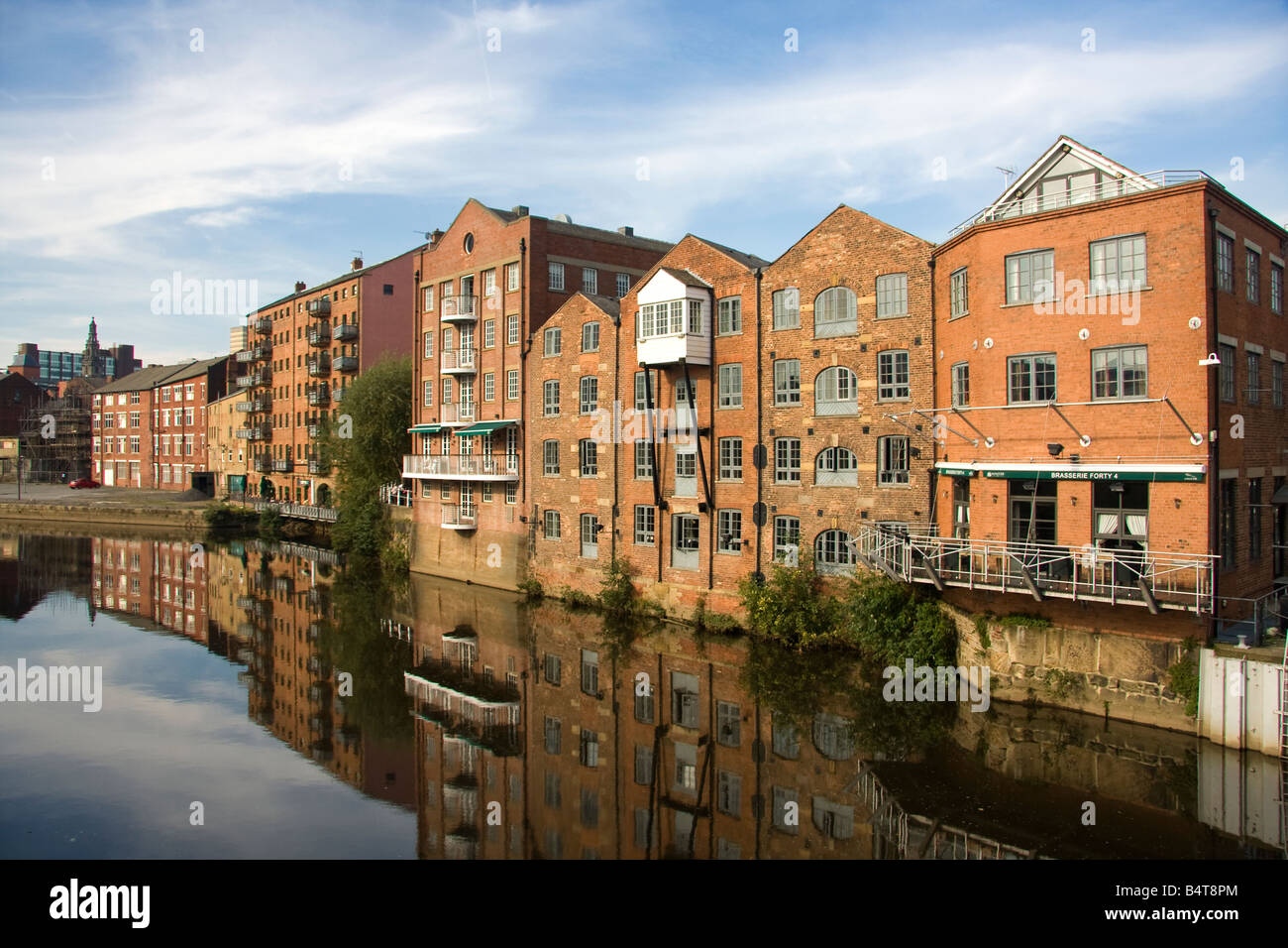 Waterfront apartments Leeds Yorkshire UK Stock Photo Alamy