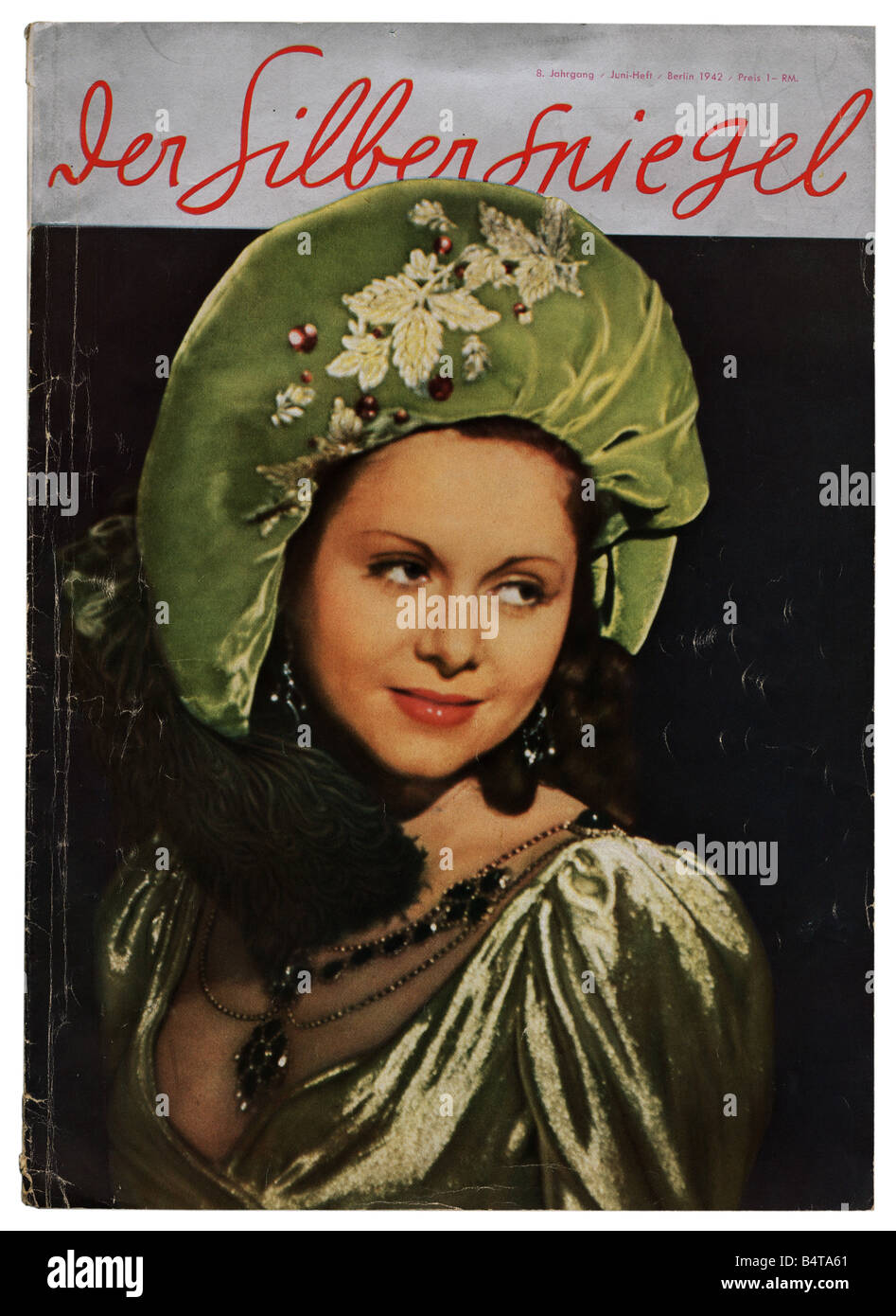 press/media, magazines, "Der Silberspiegel", Berlin, 8 volume, June edition, 1942, title, Stock Photo