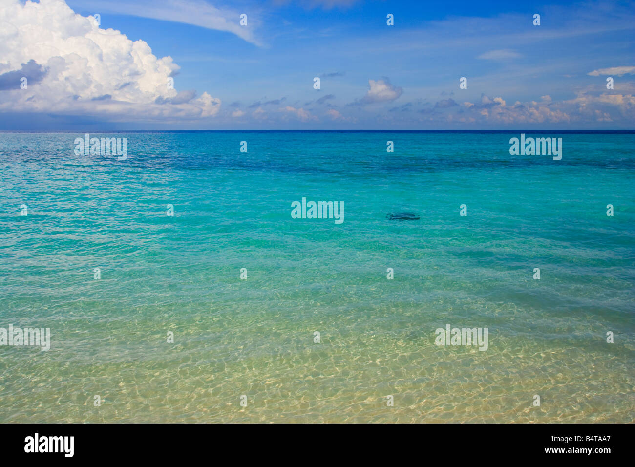 The Sulu Sea around Mabul Island near Semporna Sabah Malaysia Stock Photo
