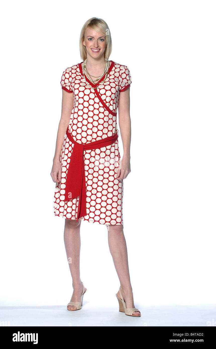 Red & Cream Dress