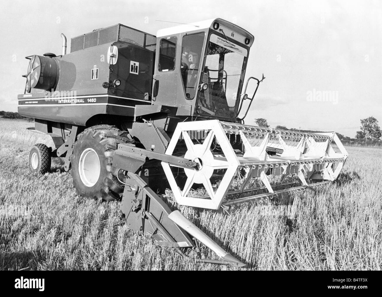 Combine Harvester Black and White Stock Photos & Images - Alamy