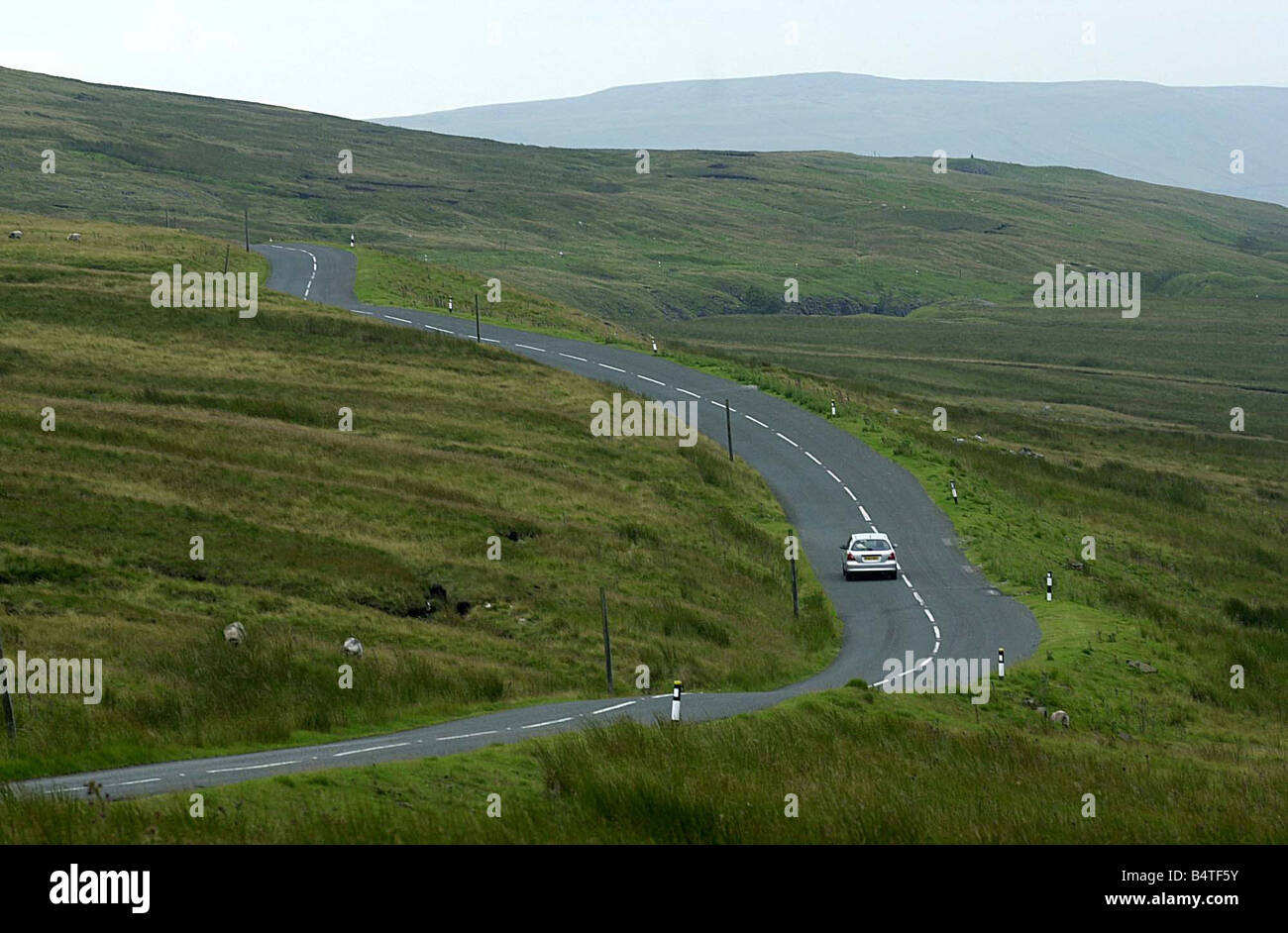 Britain s No 1 driving road Buttertubs Pass near Hawes North Yorkshire Buttertubs Pass was yesterday voted Britain═s favourite r Stock Photo