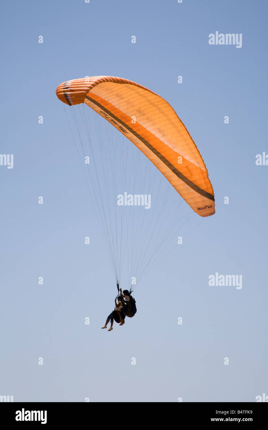 Para Gliding Oludeniz Turkey Stock Photo