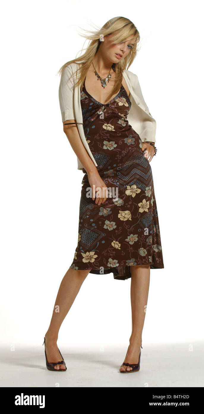 Fashion dresses 2004 Fashion Dresses 13 Styling by Vickie Fleming Brown  Seven Days Magazine Model Amy The Model Team Stock Photo - Alamy