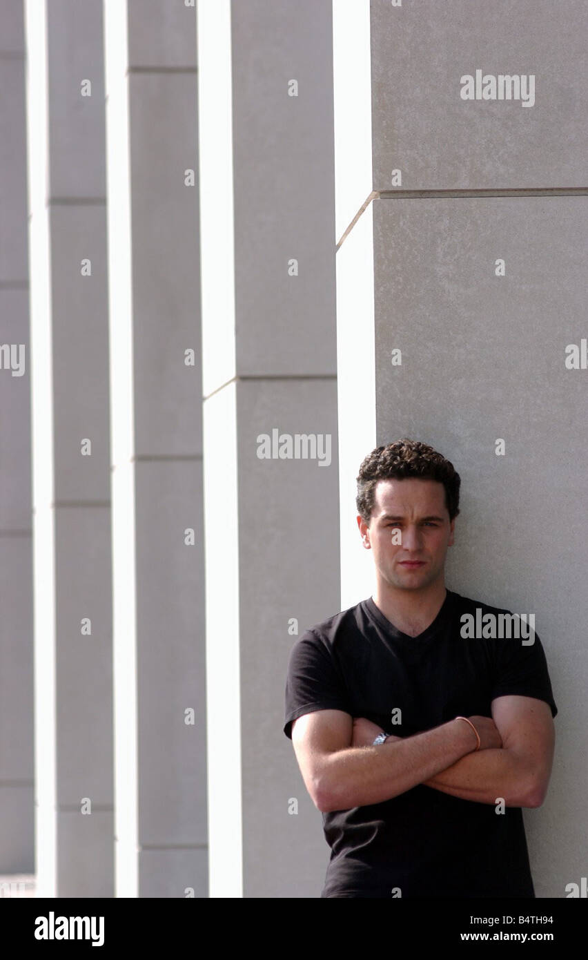 Welsh actor Matthew Rhys 30th Sept 2003 Stock Photo