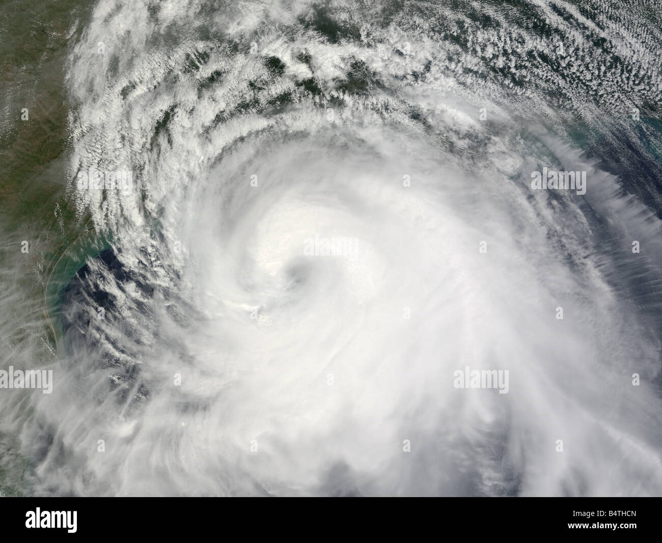 Hurricane Ike, Texas and Louisiana, USA Stock Photo