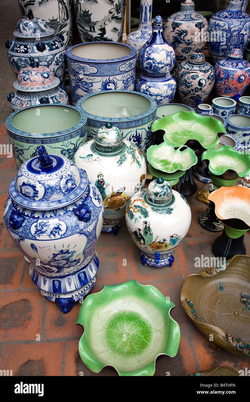 Ceramic and pottery on display at a factory Stock Photo - Alamy