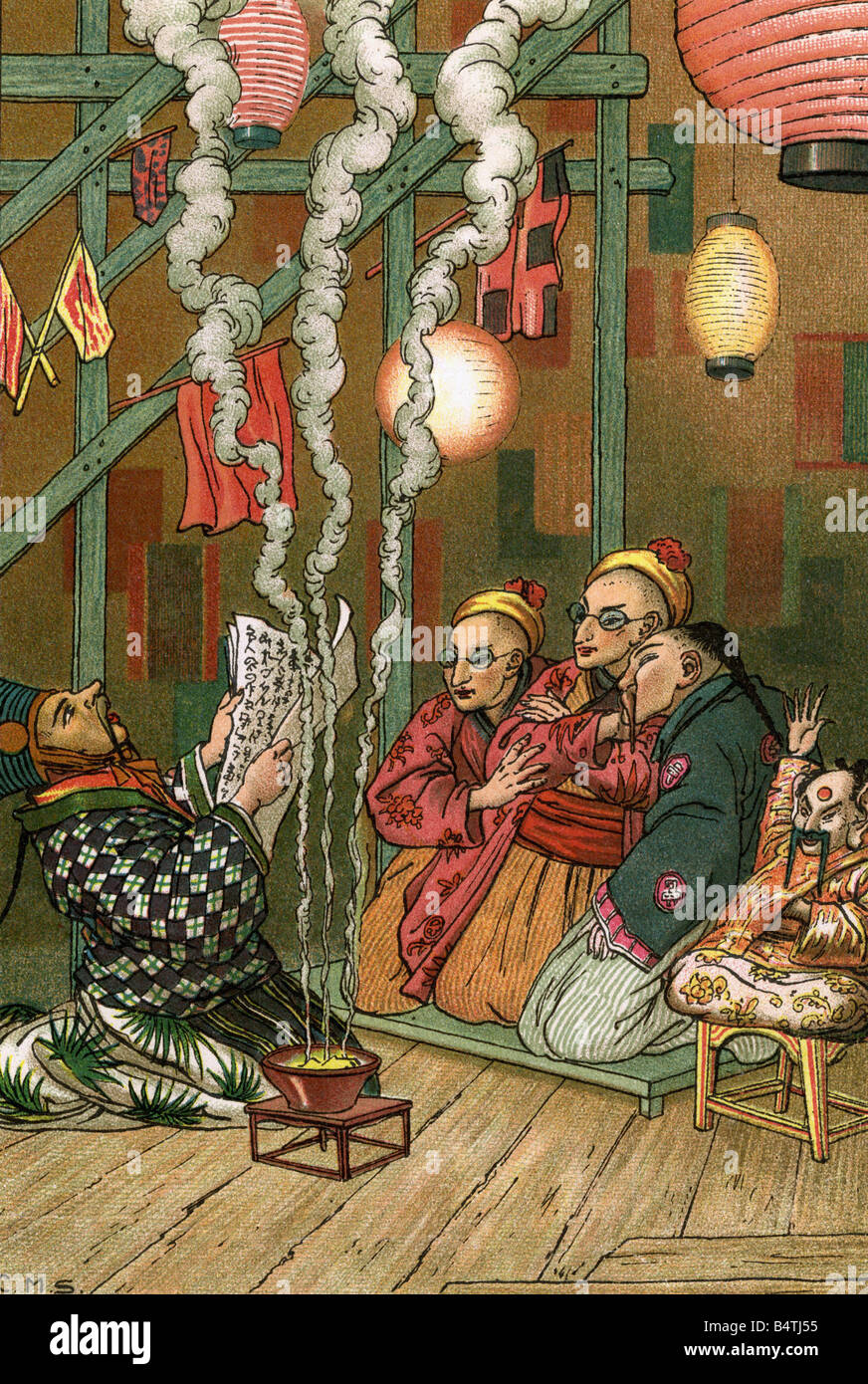 superstition, fortune telling, Chinese fortune teller at Irkutsk