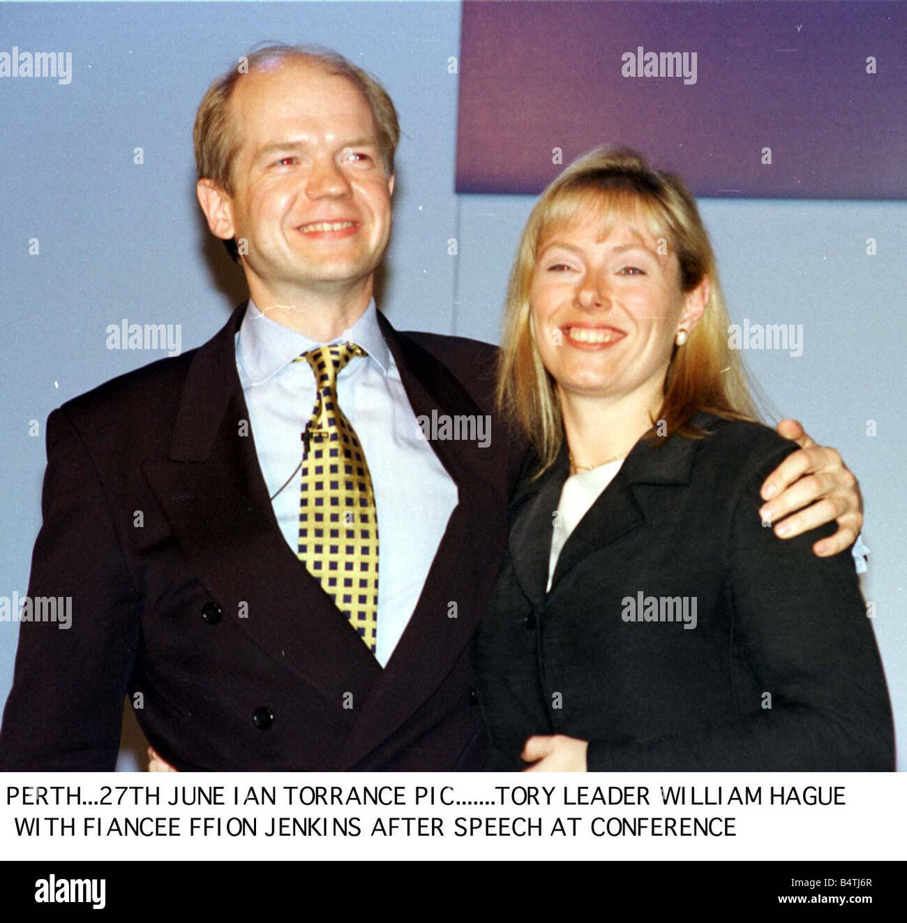 William Hague Tory Party leader June 1997 Stock Photo