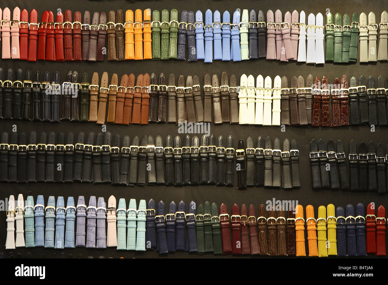 Watchstraps Cardiff Wales UK Stock Photo