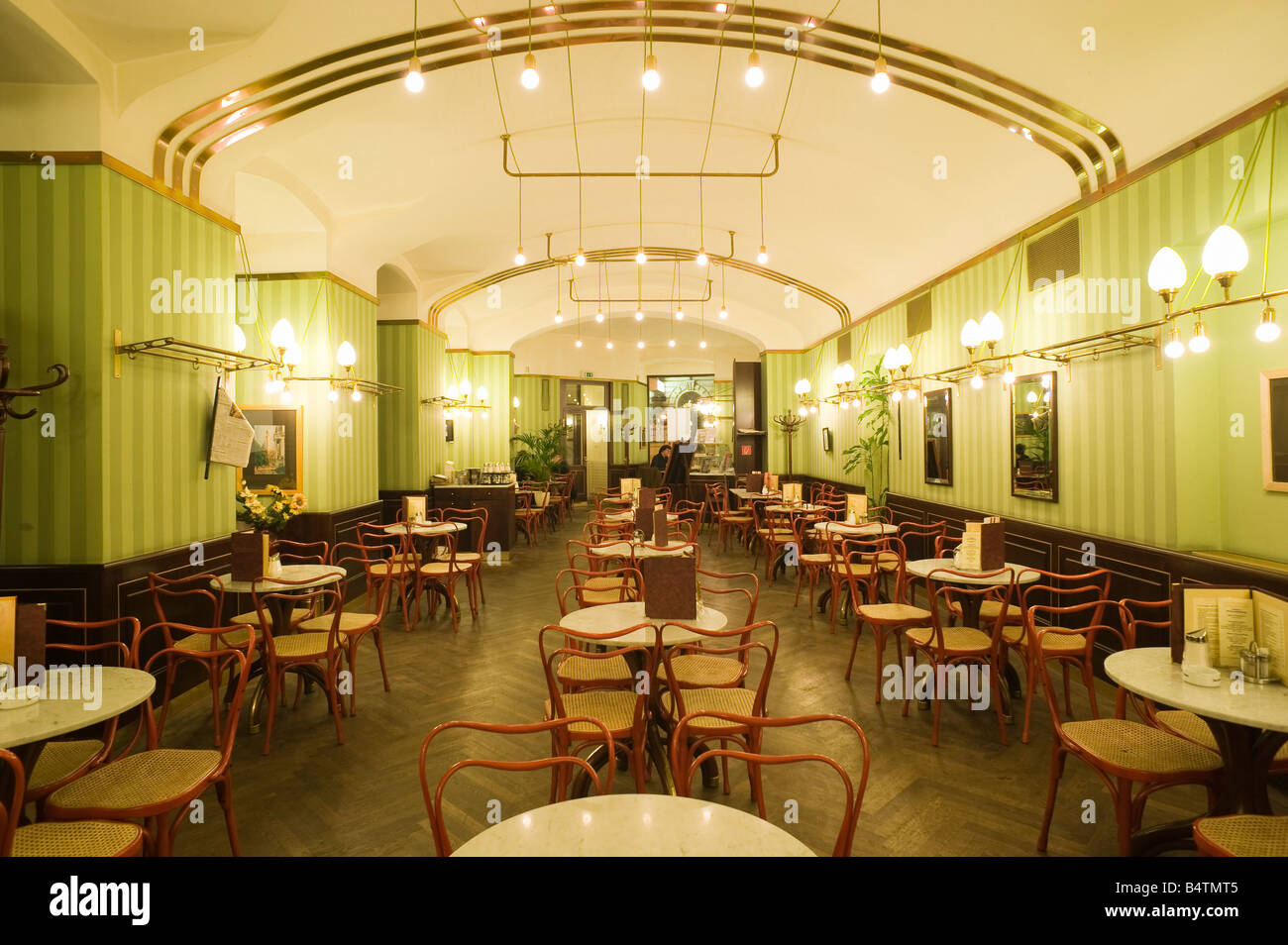 Wien Cafe Museum von Adolf Loos 1899 Rekonstruktion 2003 Stock Photo