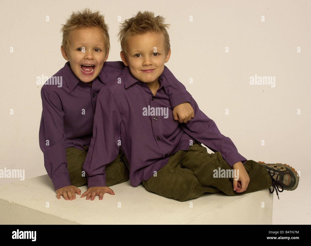 Child actors from the Television Programme Cold Feet November 2001