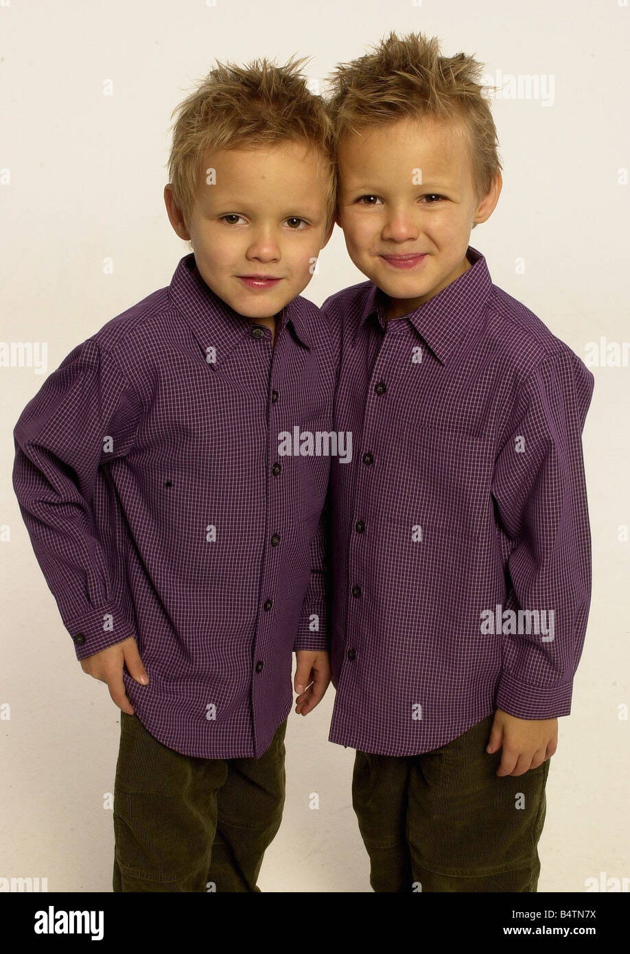 Child actors from the Television Programme Cold Feet November 2001