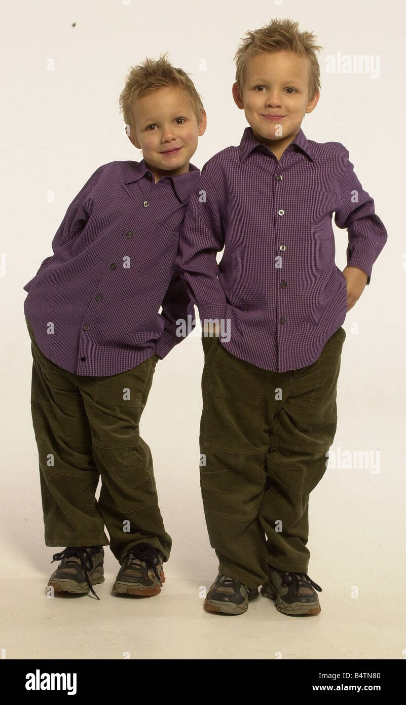 Child actors from the Television Programme Cold Feet November 2001