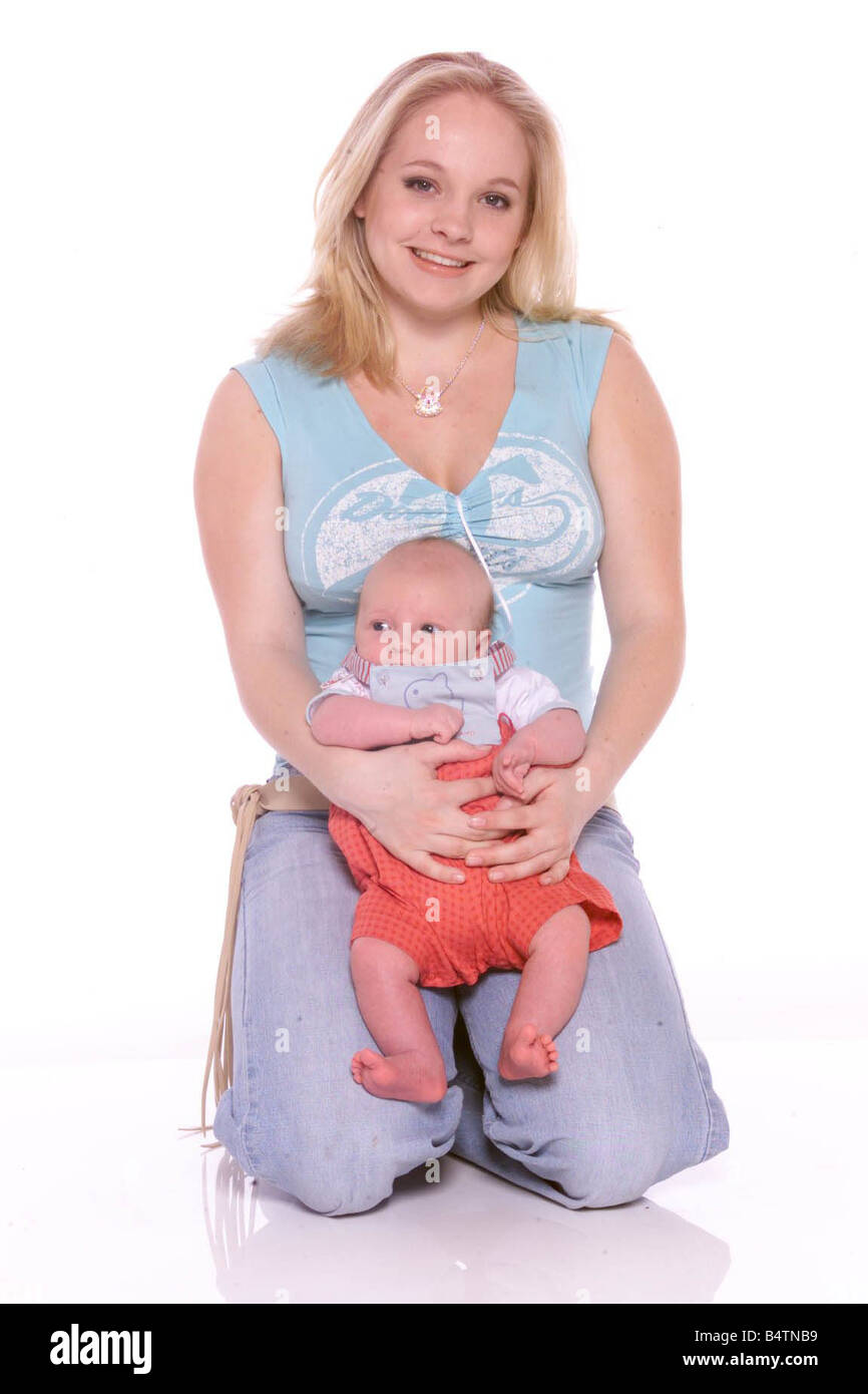 Moffett May 2002 with baby son Ty is the daughter of