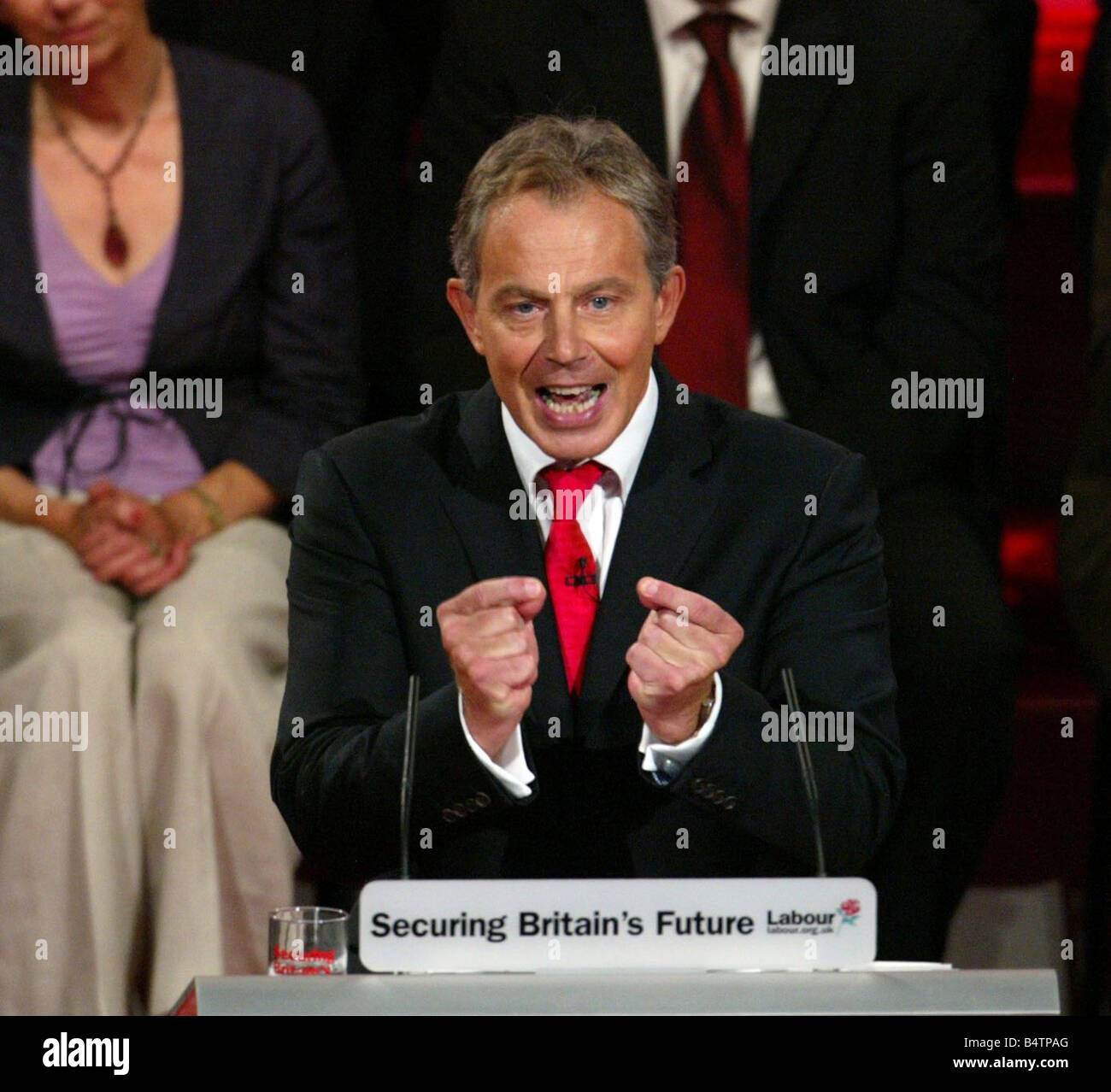 Labour Party Conference September 2005 Tony Blair gives his speech