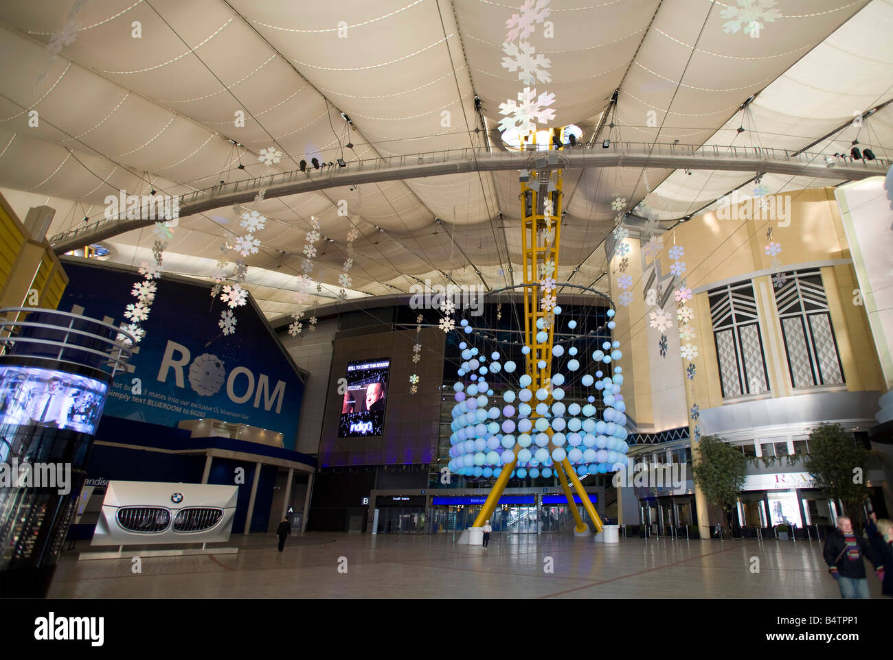 O2 Arena, entrance indoor concert venue, foyer London Millennium Dome