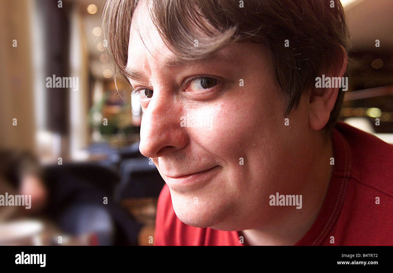 Comedian John Moloney October 2001 Top funny man John Moloney Stock