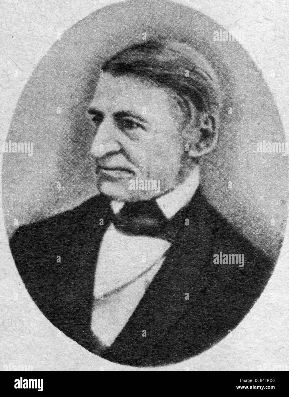 Emerson, Ralph Waldo, 25.5.1803 - 27.4.1882, US philosopher, poet, portrait, , Stock Photo