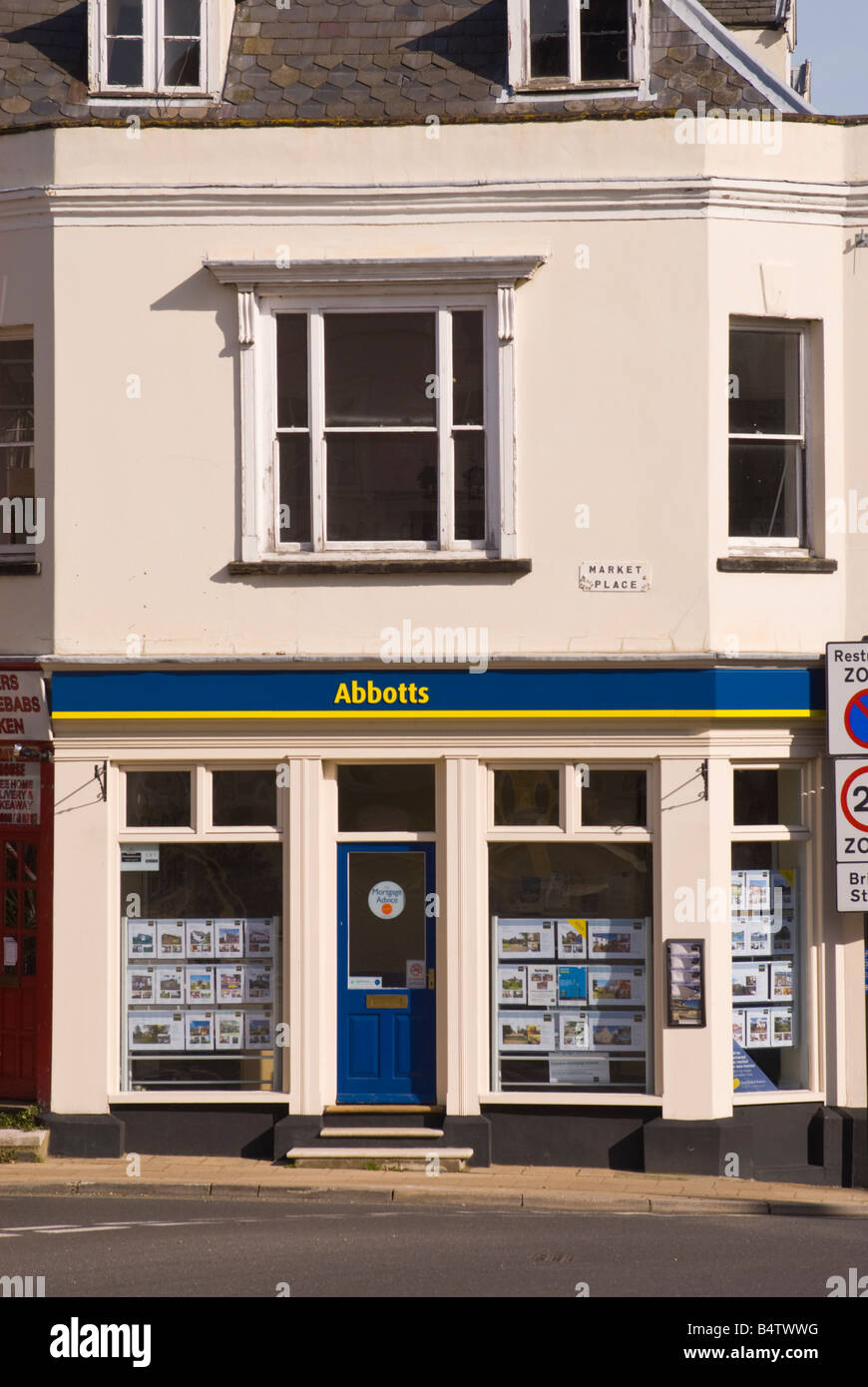Abbotts estate agents in Bungay,Suffolk,Uk Stock Photo Alamy